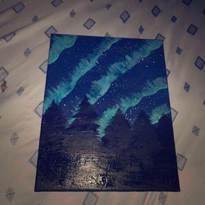 A norther lights painting